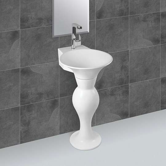 Wash Basin Pedestal  - Dolphin