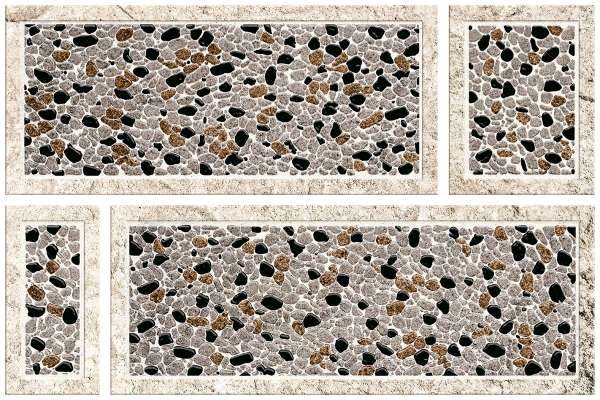 Giga Ijinle Igbega Tiles - 300 x 450 mm (12 x 18 inch) - 9030