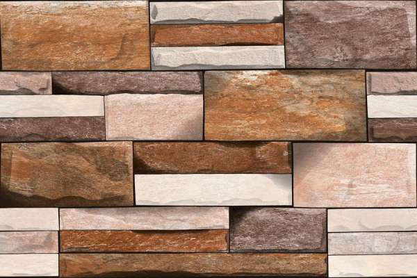 Exterior / Elevation Tiles - 300 x 450 mm  ( 12 x 18 inch ) - HD 1017