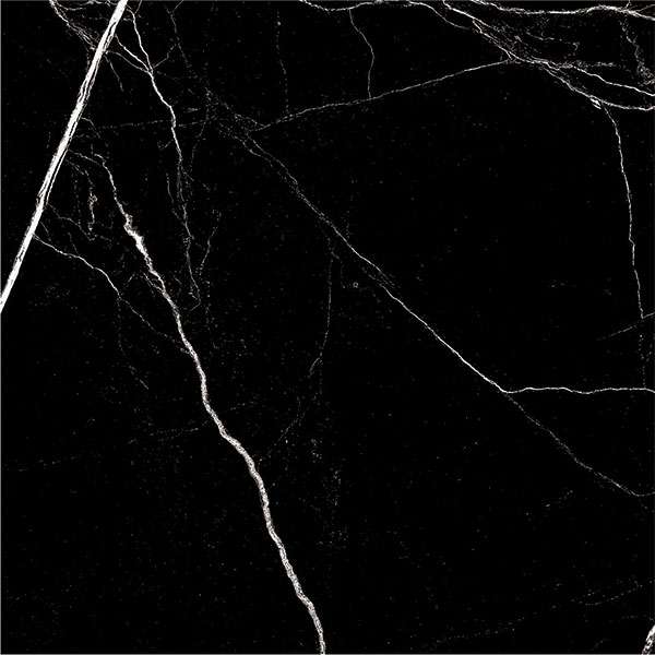 Glazed Porcelain Tiles - 600 x 600 mm ( 24 x 24 inch ) - nero-marquinia-1