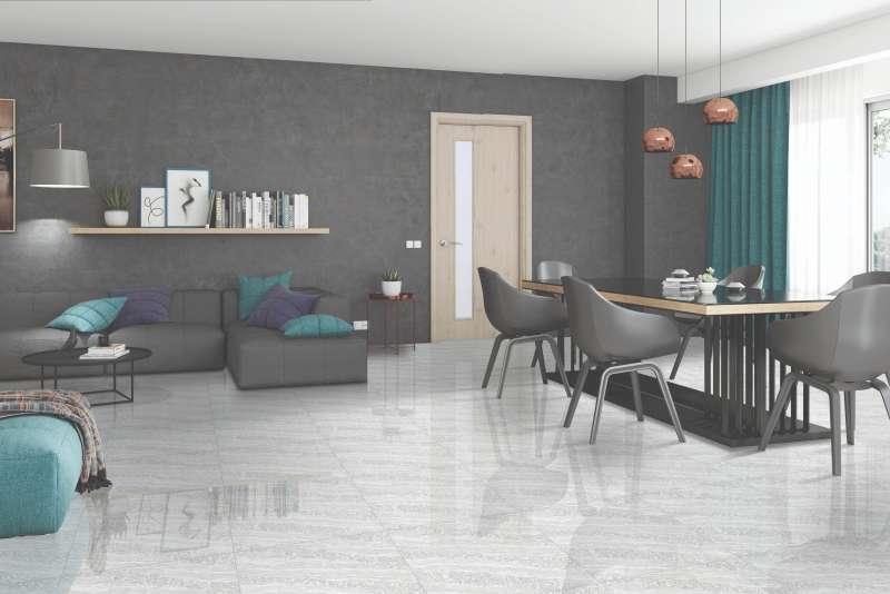 effetto marmo - 600 x 600 mm (24 x 24 pollici) - EMERALD SILVER - LT