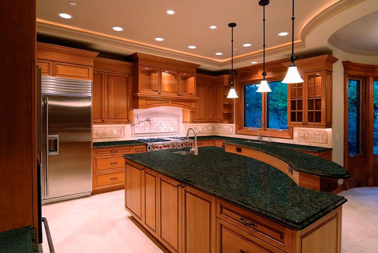 Verde Butterfly Granite countertop