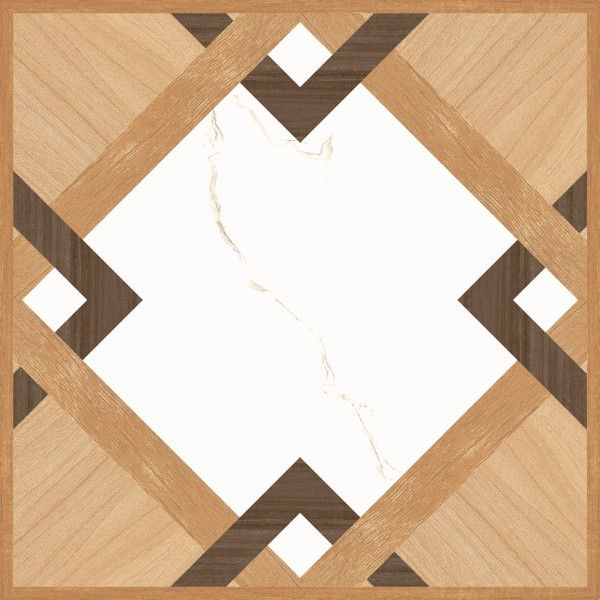 Ceramic Floor Tiles - 600 x 600 mm ( 24 x 24 inch ) - 4001_Wood Varnish