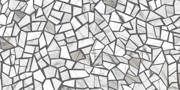 крупноформатный керамогранит - 600 x 1200 мм (24 x 48 дюймов) - rock-mosaic-grey-1