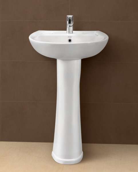 Lavabo con pedestal  - Flora-min