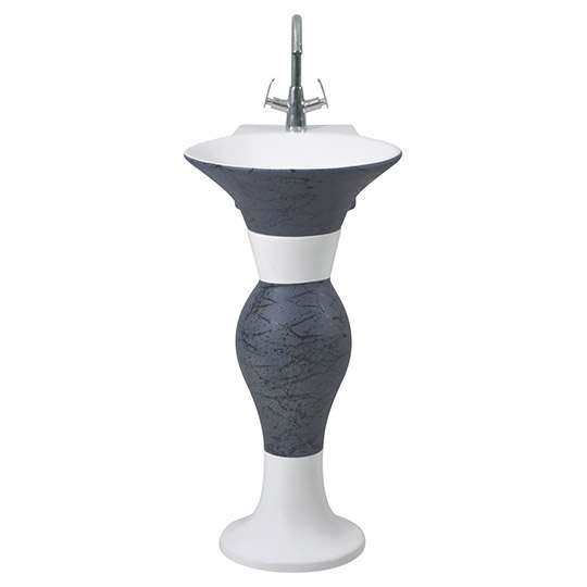 Wash Basin Pedestal  - Dolphin Set 407