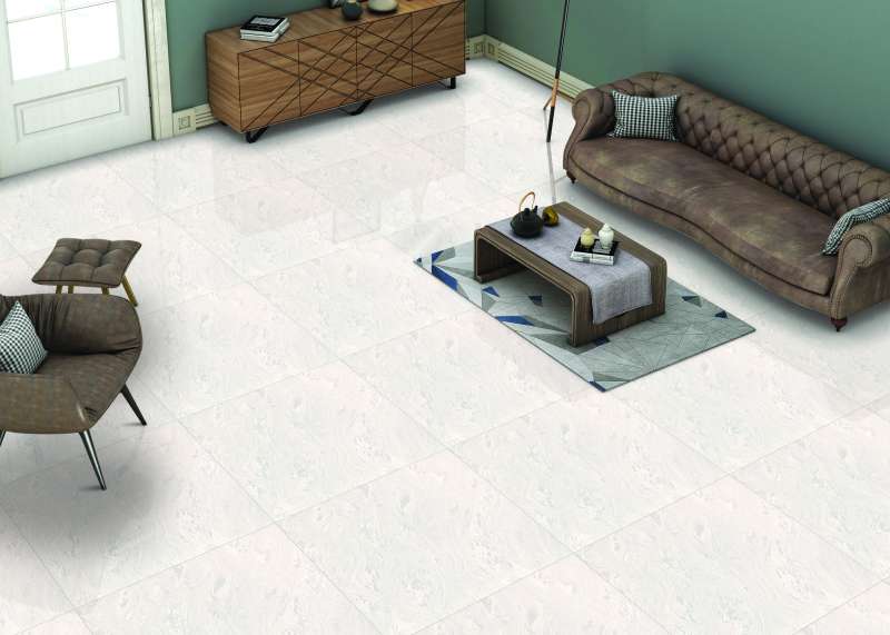 Ganda muatan Vitrified Kotak - 600 x 600 mm ( 24 x 24 inci ) - DREGA WHITE - LT