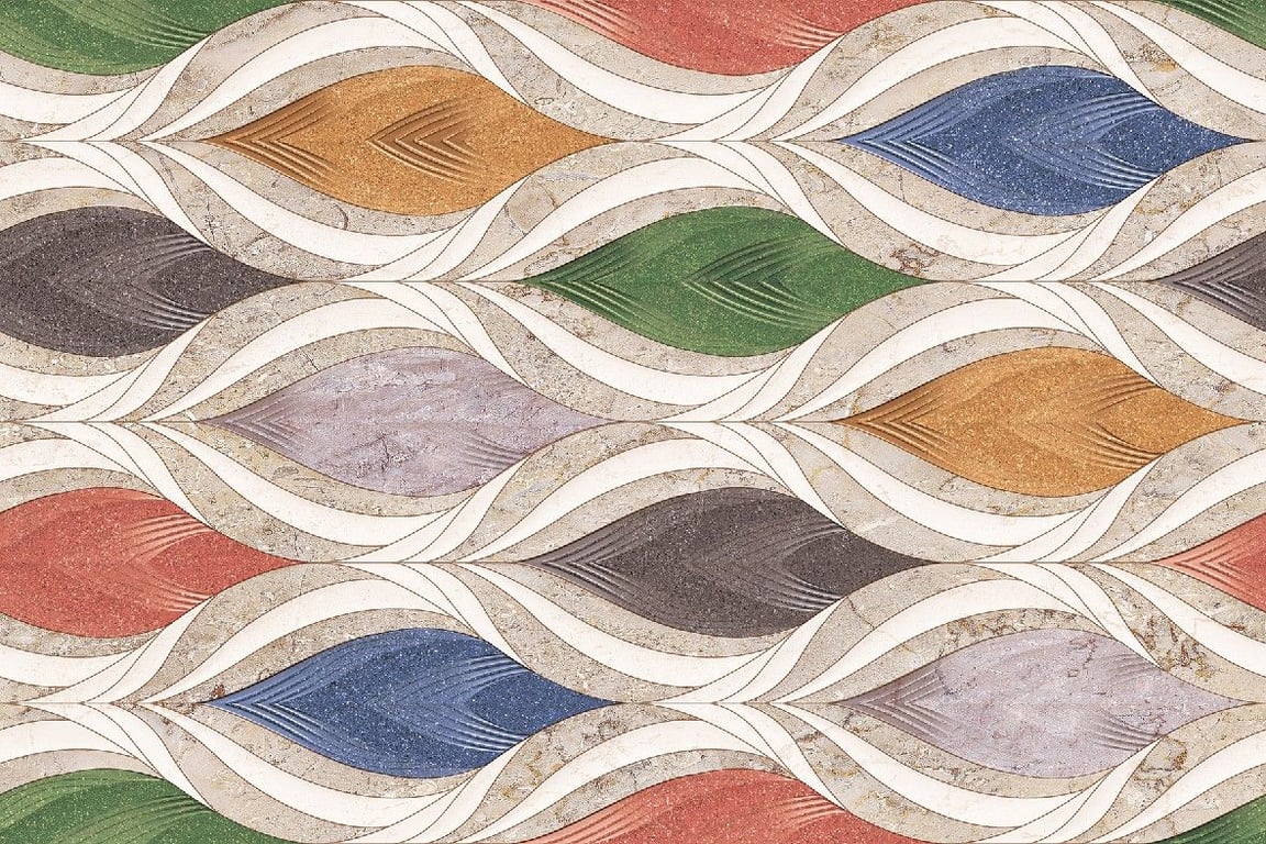 壁 タイル - 300 x 450 mm（12 x 18インチ） - 1331-DK1