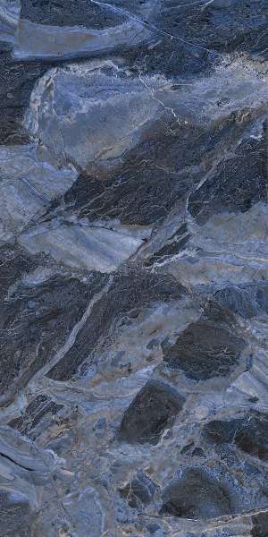 Glazed Porcelain Tiles - 600 x 1200 mm ( 24 x 48 inch ) - CRESTENA-AZUL_R1