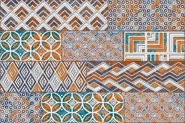 Wall Tiles - 300 x 450 mm  ( 12 x 18 inch ) - 55073_HL_1_{47}