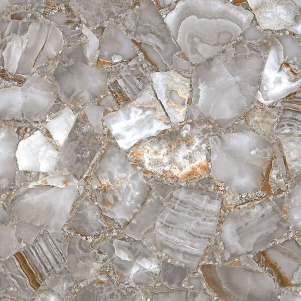 Glazed Porcelain Tiles - 600 x 600 mm ( 24 x 24 inch ) - DIAMOND GREY