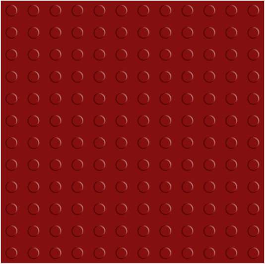 Kothak Parkir Digital - 300 x 300 mm ( 12 x 12 inci ) - Button Terracotta