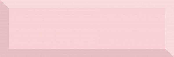 مترو الانفاق وبلاط الموزاييك - 100 × 300 مم (04 × 12 بوصة) - PINK  BEVEL03