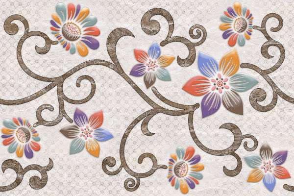 carrelage mural - 300 x 450 mm (12 x 18 pouces) - 1128_HL_1