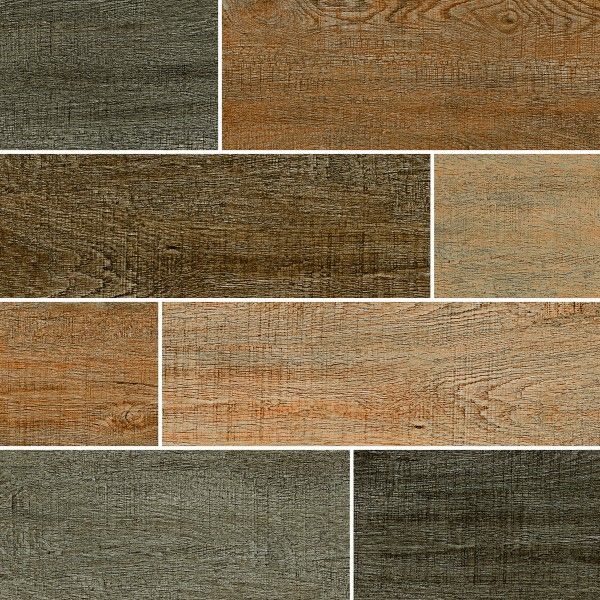 Genteng Porselen Digital - 600 x 600 mm ( 24 x 24 inci ) - TAZARA WOOD STRIP