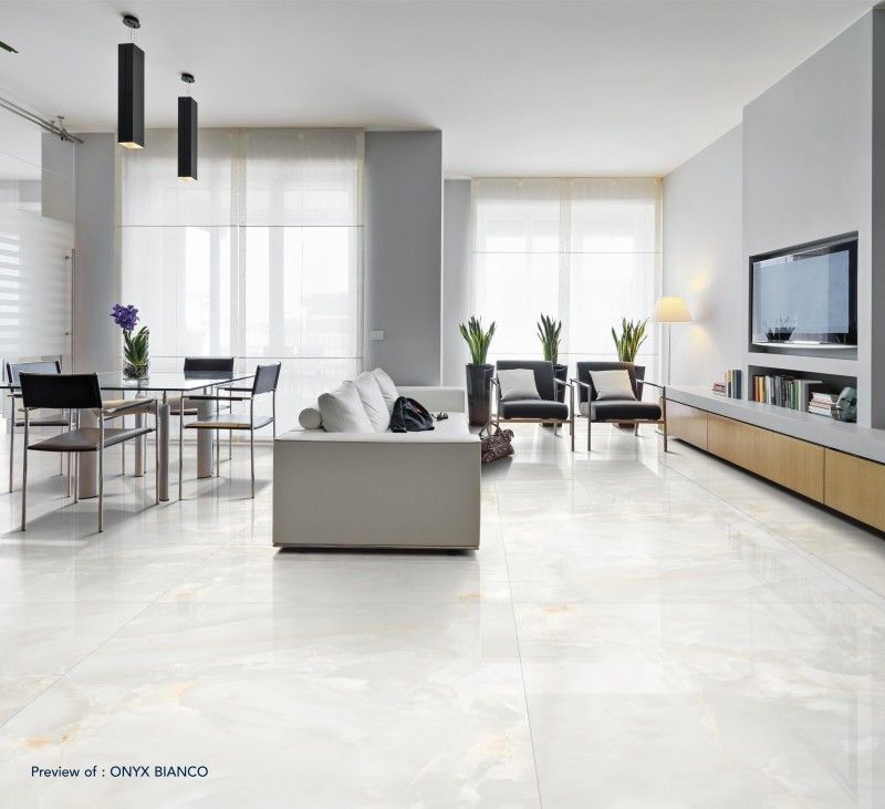 carrelage porcelanosa - 800 x 1600 mm (32 x 64 pouces) - ONYX BIANCO-1