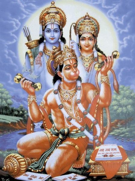 Настенная плитка диджитал - 300 x 450 мм (12 x 18 дюймов) - Shree Ram Sita God Tile 12x18inch -8006