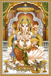 キッチン 壁紙 タイル - 600 x 900 mm（24 x 36インチ） -  Ganesha Wall Tile | 600 x900mm (2x3)ft HG-1501