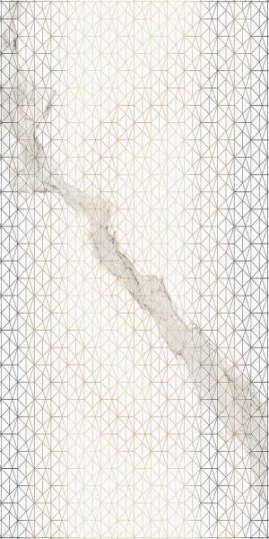 Glazed Porcelain Tiles - 600 x 1200 mm ( 24 x 48 inch ) - palatina-blanco-decor-01