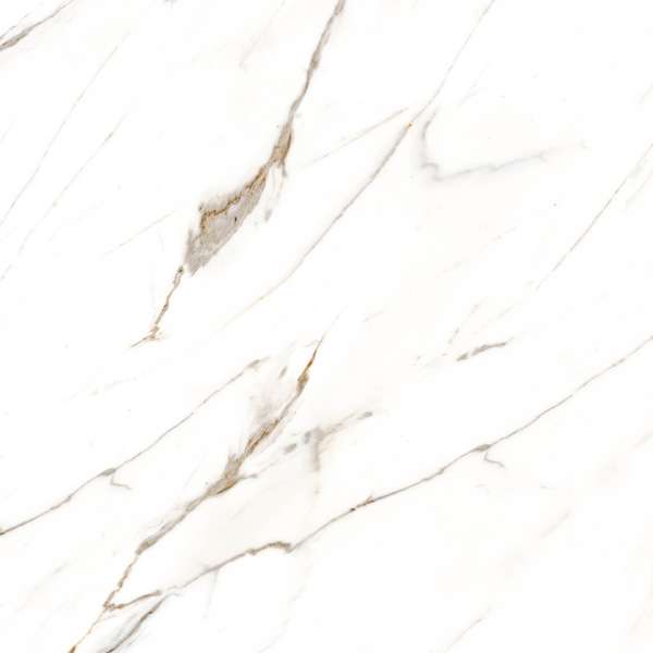 Glazed Porcelain Tiles - 600 x 600 mm ( 24 x 24 inch ) - IMPERIAL WHITE R1