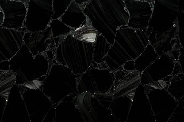 marmo & mattonelle effetto pietra - Qualsiasi dimensione - black obsidian