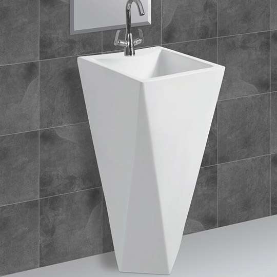 Wash Basin Pedestal  - Diamond