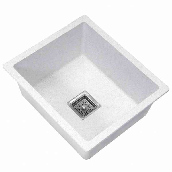 Tilelep Dapur Quartz  - Snow White Single Bowl