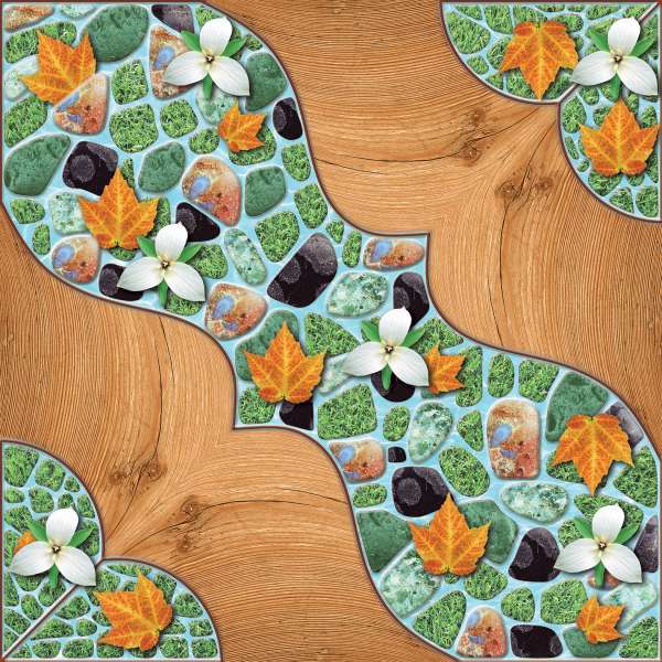 azulejo externo - 400 x 400 mm (16 x 16 polegadas) - 9227