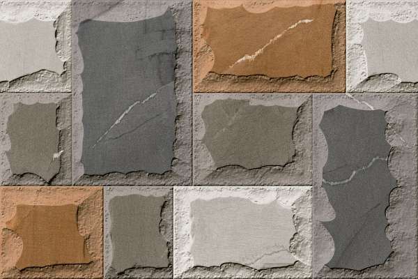 Giga Ijinle Igbega Tiles - 300 x 450 mm (12 x 18 inch) - 9022