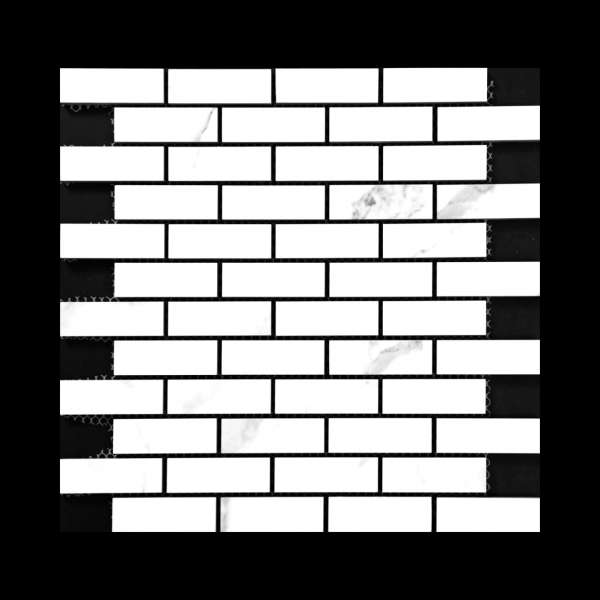 मौज़ेक - 300 x 300 मिमी (12 x 12 इंच) - Bricks