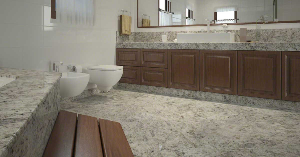 Salinas White Granite countertop