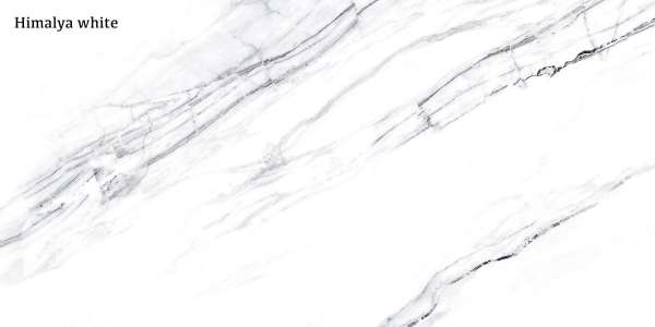 pavimento gres porcellanato - 600 x 1200 mm (24 x 48 pollici) - Himalya white