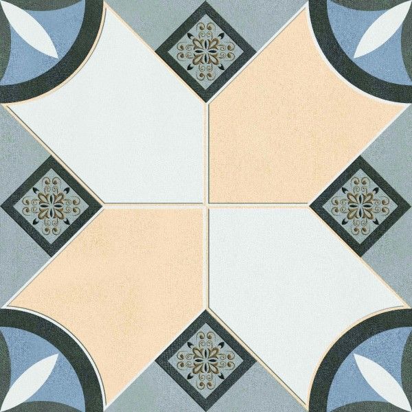 porcelanato ladrilho hidraulico - 600 x 600 mm (24 x 24 polegadas) - 1102