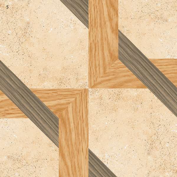 carreaux de ciment sol - 400 x 400 mm (16 x 16 pouces) - 5204