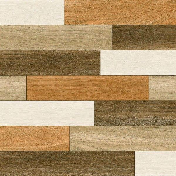 Digital tanganran Tiles - 600 x 600 mm (24 x 24 inch) - FREYA WOOD STRIP