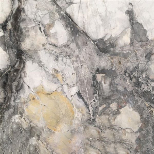 Invisible Grey Gold Marble