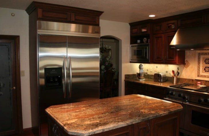 Crema Bordeaux Granite countertop