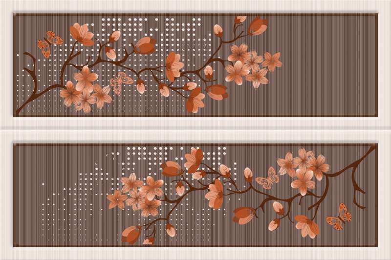 Wall Tiles - 300 x 450 mm  ( 12 x 18 inch ) - 1233_HL_1