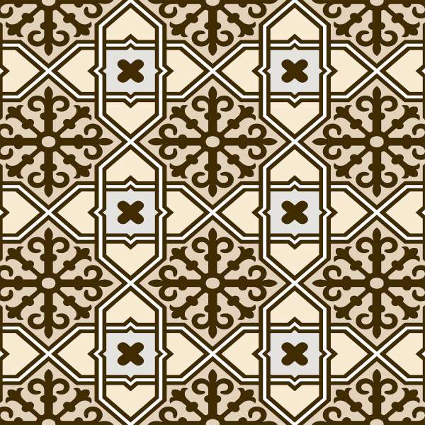 Tembok Digital - 300 x 300 mm ( 12 x 12 inci ) - Moroccan _07