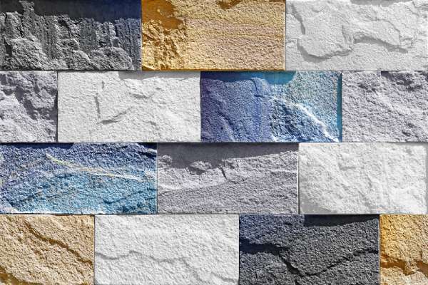 Exterior / Elevation Tiles - 300 x 450 mm  ( 12 x 18 inch ) - BORA BORA 04