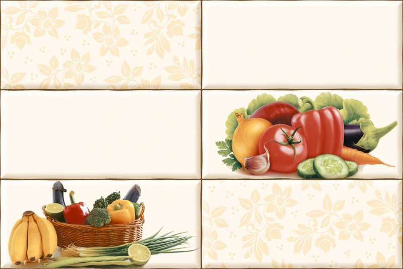 Wall Tiles - 300 x 450 mm  ( 12 x 18 inch ) - 44001_HL_1_{91}