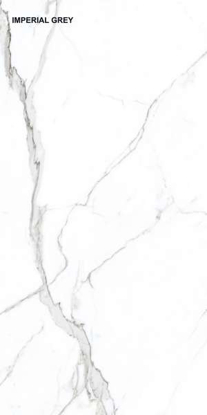 Glazed Porcelain Tiles - 600 x 1200 mm ( 24 x 48 inch ) - IMPERIAL GREY P1 