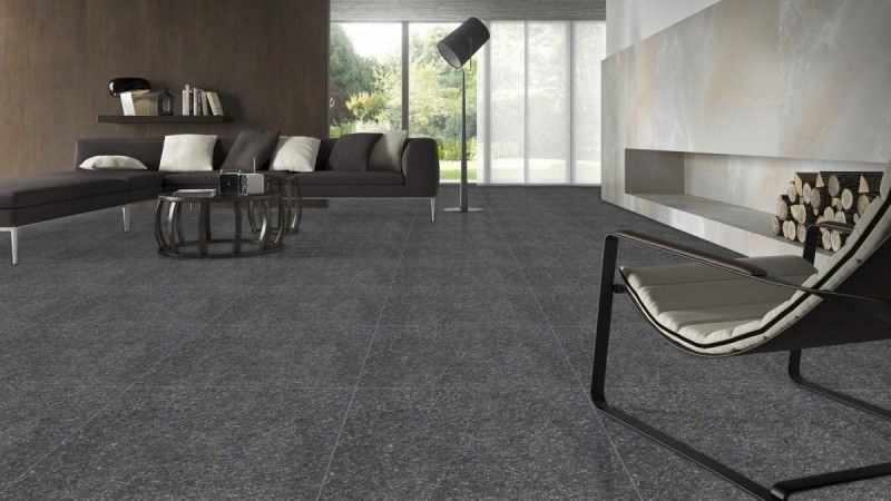 piso de porcelanato - 600 x 600 mm (24 x 24 polegadas) - TROPICANA CARBON