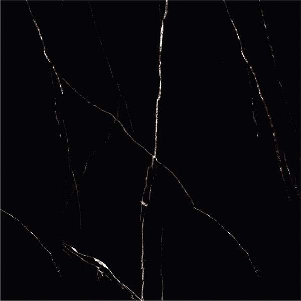 Glazed Porcelain Tiles - 600 x 600 mm ( 24 x 24 inch ) - iris-black-1