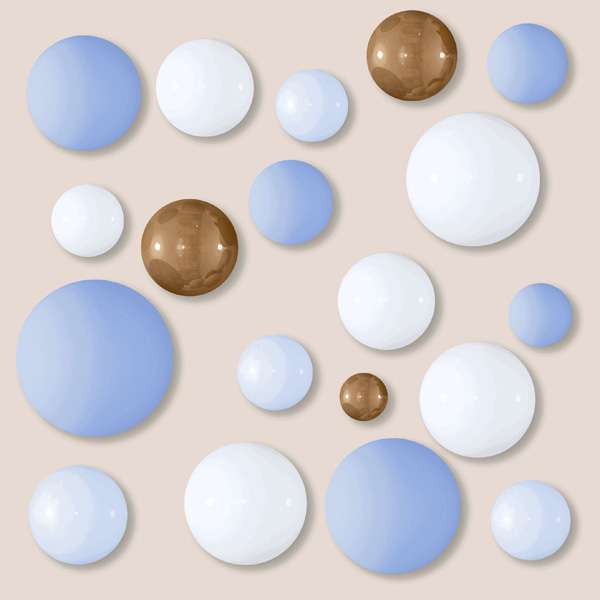 carrelage porcelanosa - 600 x 600 mm ( 24 x 24 pouces ) - BLUE BALLS