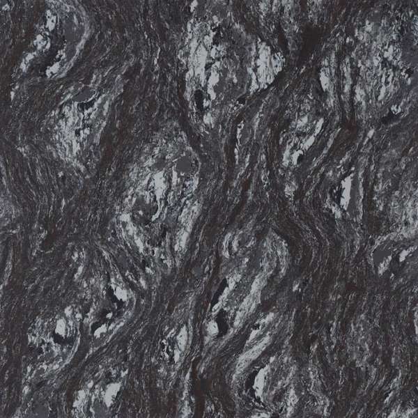 Rajoles vitrificats de doble càrrega - 600 x 600 mm (24 x 24 polzades) - Deluxe Black