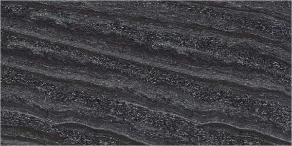 Double agbara Vitrified Tiles - 600 x 1200 mm (24 x 48 inch) - AMAZON BLACK ( D )