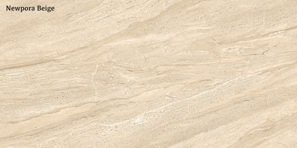 पीजीवीटी और जीवीटी टाइल्स - 600 x 1200 मिमी (24 x 48 इंच) - Newpora Beige