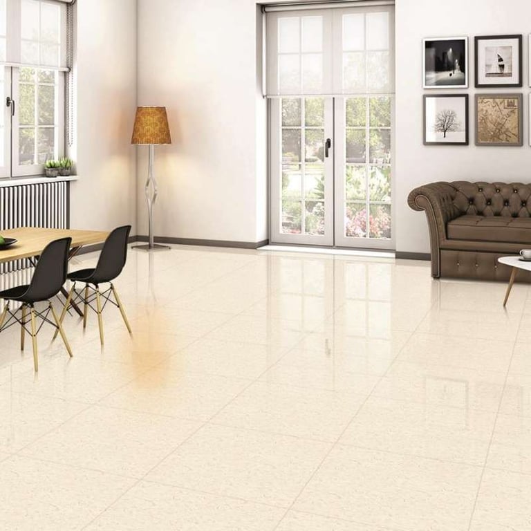 Nano Vitrified Tiles - 600 x 600 mm (24 x 24 inch) - 108-ALMOND 