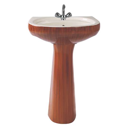 Wẹ Basin Pedestal  - Minal Set Wooden